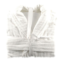 Soft Hotel White Velour Terry 100% algodon con capucha